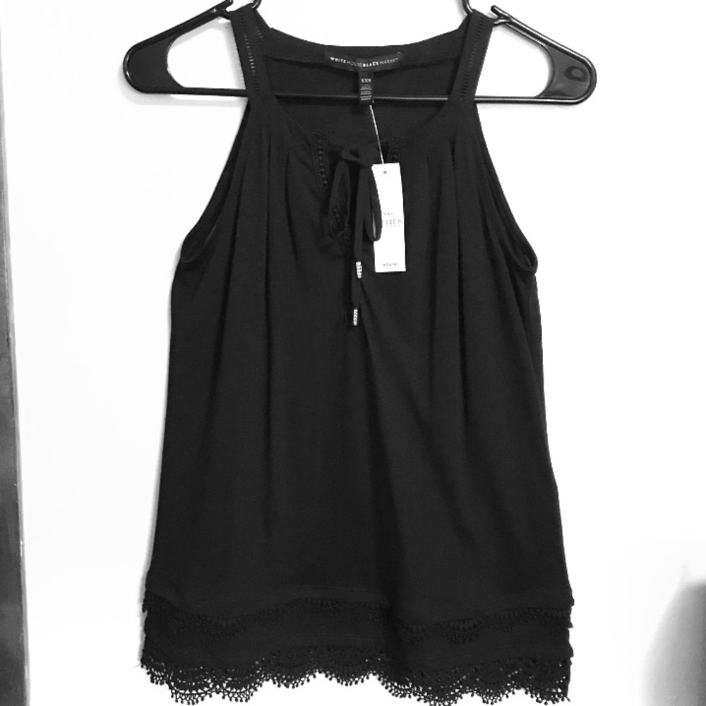 Women’s White Market Black House tank top
